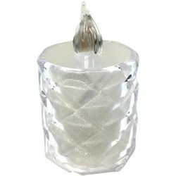 Vela LED Grande Transparente