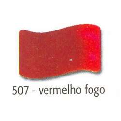 Verniz Vitral 37ml. 507 Vermelho Fogo - Acrilex