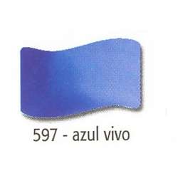 Verniz Vitral 37ml. 597 Azul Vivo - Acrilex