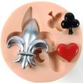 Molde de Silicone - Flor de Liz Ref. 055
