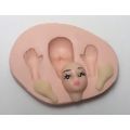 Molde de Silicone - Rosto de Fada Mini Ref. 065