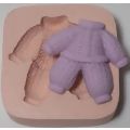 Molde de Silicone - Macacão de Bebê Ref. 085