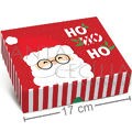 Caixa de Natal Retangular para Presente - Ho Ho Ho P - 10 unid. Ref. 13003069 