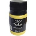 Tinta Facial Líquida 35 ml Diversas Cores Cores:Candy Amarelo