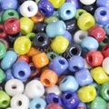 Miçangas de Vidro 4mm - 50 gr Miçangas de Vidro:Colorida Perolada