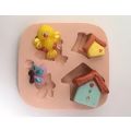 Molde de Silicone - Casas de Pássaro Ref. 225