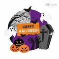 Painel Halloween - Scary Night 4 Lâminas 1 unid. Ref. 23012645