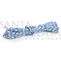 Fio de Papel Torcido 5m 29001198 - Azul Royal e Branco