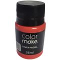 Tinta Facial Líquida 35 ml Diversas Cores Cores:Candy Vermelho