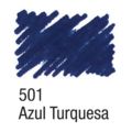 Caneta para Tecido Acrilpen 501 Azul Turquesa - Acrilex