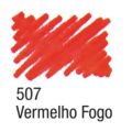 Caneta para Tecido Acrilpen 507 Vermelho Fogo - Acrilex