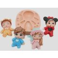 Molde de Silicone - Babys para Apliques Ref. 591