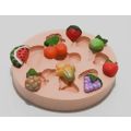 Molde de Silicone - Kit 8 Frutas Mini Ref. 684