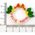 Molde de Silicone - Guirlanda Feliz Natal Ref. 801