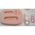 Molde de Silicone - 2 Sapatilhas de Bailarina Ref. 930