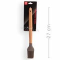 Pincel de Silicone Anti Risco Cabo de Bambu - Ref. ZX-B004