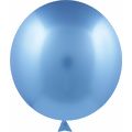 Balão Happy Day 9 Liso 25 unid. - Alumínio Azul