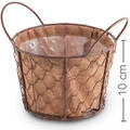 Cesta em Arame ZX14-61PC Marrom