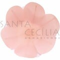 Forminha de Doce F7 em Tafetá Rosa Seco 25 unid.