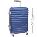 Mala para Viagem  57,5 cm Giro 360° Grande Ref. 140M-24 - Azul