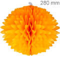 Bola Pom Pom de Papel de Seda 280mm - Ref. 174 - Amarelo Ouro