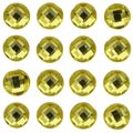 Strass Adesivo ZH-MCGS01 - 209 unidades - Amarelo Ouro