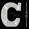 Letra LED 16 cm - C