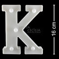 Letra LED 16 cm - K