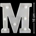 Letra LED 16 cm - M
