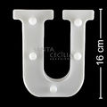 Letra LED 16 cm - U
