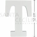 Letra MDF Branca 12 cm - T