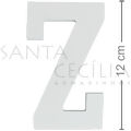 Letra MDF Branca 12 cm - Z