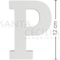 Letra MDF Branca 12 cm - P