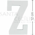 Letra MDF Branca 12 cm - Z