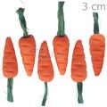 Apliques em Biscuit - Cenoura - 6 unid