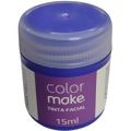 Tinta Facial Líquida 15 ml Diversas Cores Cores:Azul