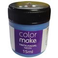 Tinta Facial Neon 15 ml Diversas Cores Cores:Azul