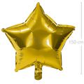 Balão Cromado Estrela 150 cm Ouro Ref. Q01201