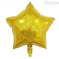 Balão Holográfico Estrela 25,3 cm Ouro Ref. Q01725