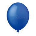 Balão Happy Day 8 Liso 50 unid. - Azul