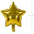 Balão Metal Estrela 45 cm Ouro Ref. Q00201