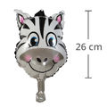 Balão Metal Animais - Zebra 22cm