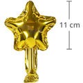 Balão Metal 11x11cm Estrela Ouro