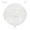 Balão Bubble Transparente Silicone 25cm