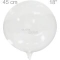 Balão Bubble Transparente Silicone 45cm