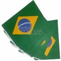 Bandeira do Brasil em Papel 30 Und. 14 x 21 cm - Ref. 1893 - Copa do Mundo