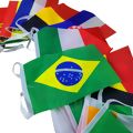 Varal de Bandeiras com 32 Países 10 M Ref. CD - 33