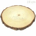 Base Tronco Disco de Madeira - 19 - 21 cm