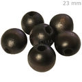 Bola de Madeira 23mm - 100unid. - Cores Diversas Cor:Imbuia