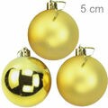 Bolas para Árvore de Natal 5 cm - Pacote com 12un - Ouro - Ref. NTB1802D